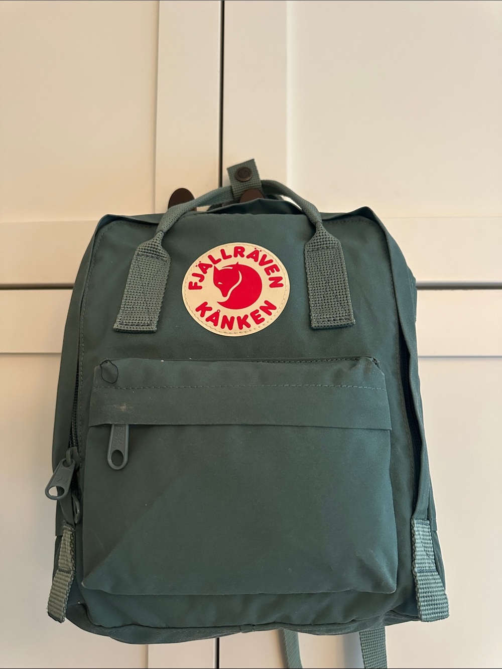 FJALLRAVEN KANKEN FROST GREEN SMALL BACKPACK